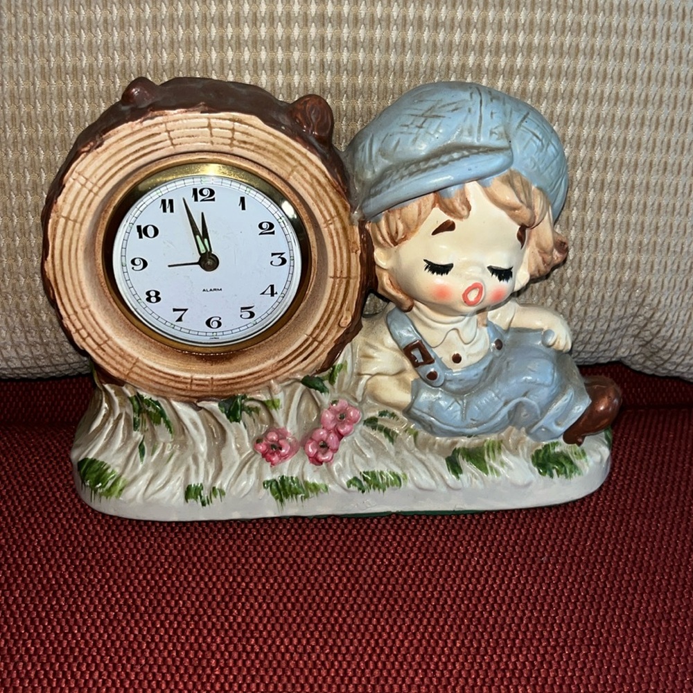 Rare Vintage 1977 Sears and Roebuck Country Boy Alarm Clock
